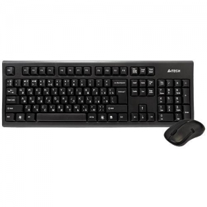 A4 Tech G3100 2.4G Wireless Desktop USB Black