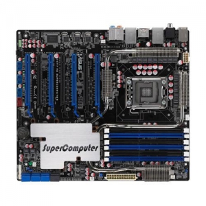 ASUS P6T7 WS SUPERCOMPUTER Socket1366, iX58, 6*DDR3, 7*PCI-E,SATA+SAS+eSATA+RAID,ADI 2000B 8ch,2xGLAN,1394,CEB Form Factor