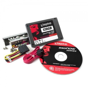 2.5" 128Gb Kingston SSDNow V 100 Series (SV100-S2D/128G) SATA, MLC Chip